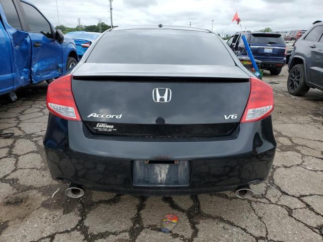 1HGCS2A87CA002867 - 2012 HONDA ACCORD EXL BLACK photo 6