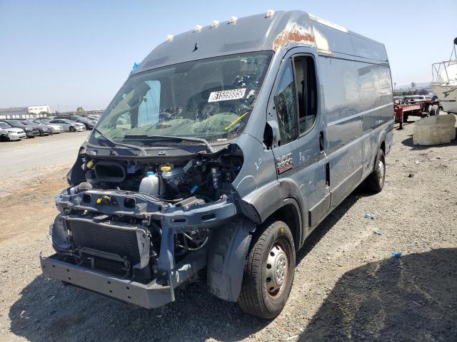 3C6URVJG0LE144487 - 2020 RAM PROMASTER 3500 HIGH ლურჯი ფოტო 1