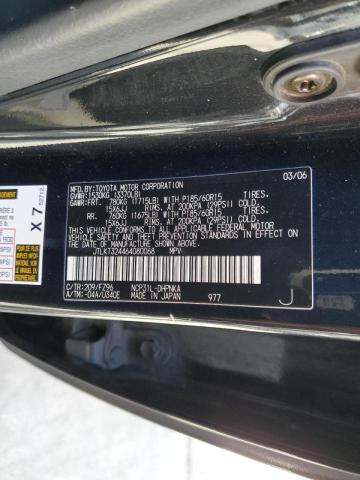 JTLKT324464080068 - 2006 TOYOTA SCION XB BLACK photo 12