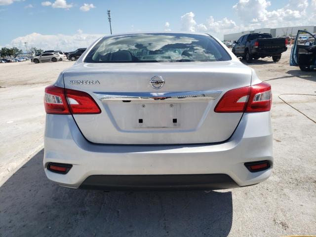 3N1AB7AP1KY353975 - 2019 NISSAN SENTRA S SILVER photo 6