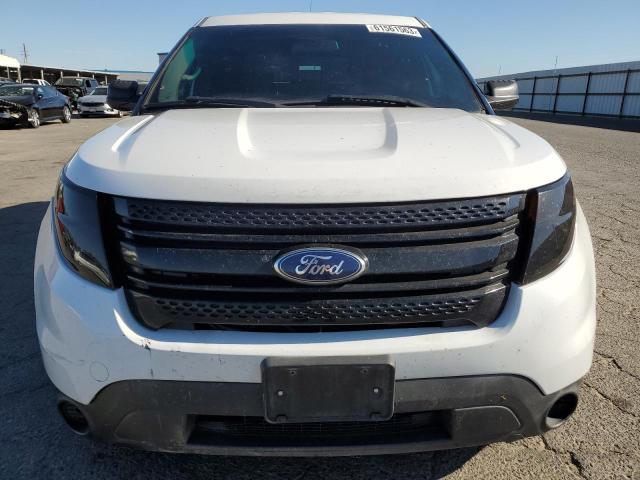 1FM5K8AR2EGA60416 - 2014 FORD EXPLORER POLICE INTERCEPTOR WHITE photo 5