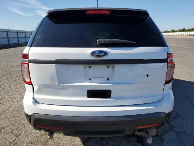 1FM5K8AR2EGA60416 - 2014 FORD EXPLORER POLICE INTERCEPTOR WHITE photo 6