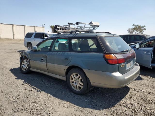 4S3BH686X17602846 - 2001 SUBARU LEGACY OUTBACK LIMITED GREEN photo 2