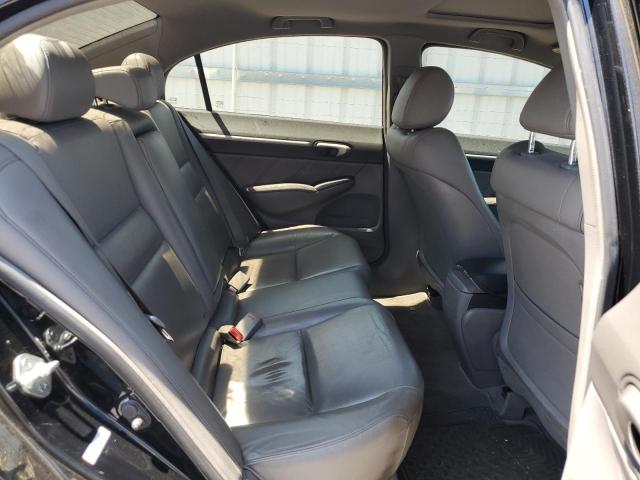 1HGFA16958L022655 - 2008 HONDA CIVIC EXL შავი ფოტო 10