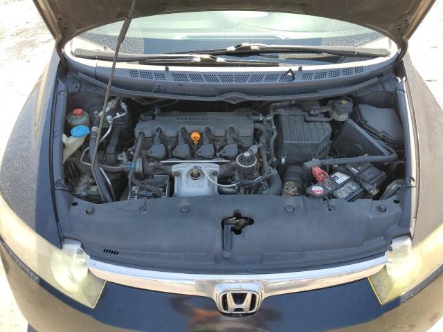 1HGFA16958L022655 - 2008 HONDA CIVIC EXL შავი ფოტო 11