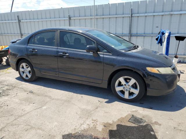 1HGFA16958L022655 - 2008 HONDA CIVIC EXL შავი ფოტო 4
