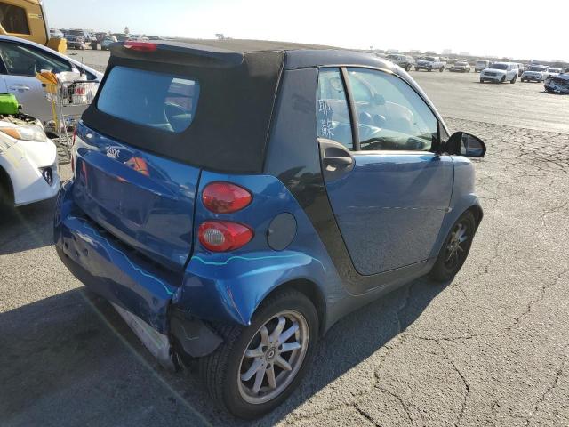 WMEEK31X48K095192 - 2008 SMART FORTWO PASSION BLUE photo 3