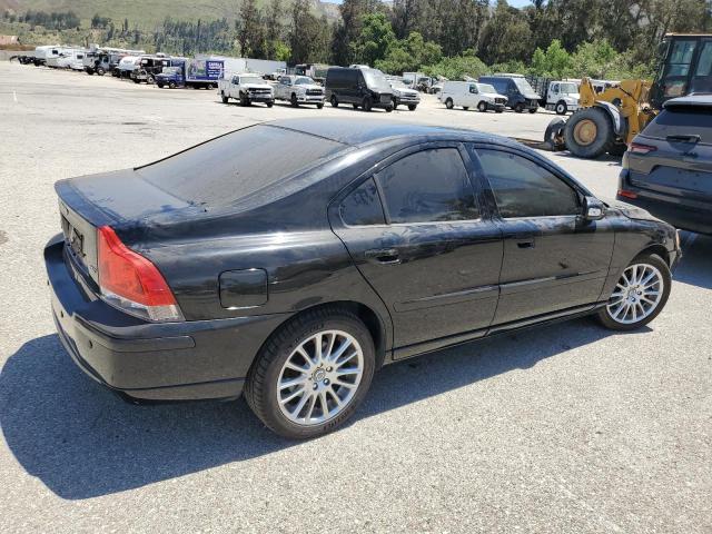 YV1RS592482701587 - 2008 VOLVO S60 2.5T BLACK photo 3