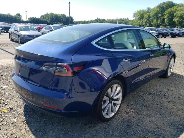 5YJ3E1EA8KF432099 - 2019 TESLA MODEL 3 BLUE photo 3