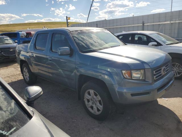 2HJYK16417H506015 - 2007 HONDA RIDGELINE RTS BLUE photo 4