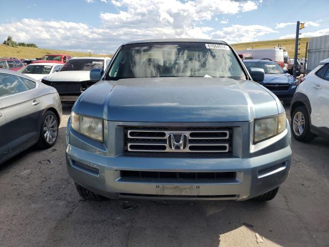 2HJYK16417H506015 - 2007 HONDA RIDGELINE RTS BLUE photo 5