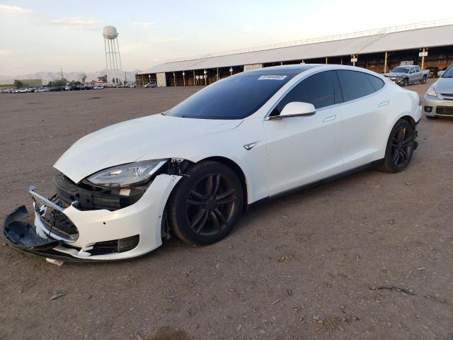 5YJSA1E15FF119234 - 2015 TESLA MODEL S Սպիտակ լուսանկար 1