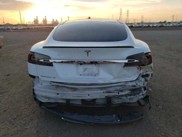 5YJSA1E15FF119234 - 2015 TESLA MODEL S Սպիտակ լուսանկար 6