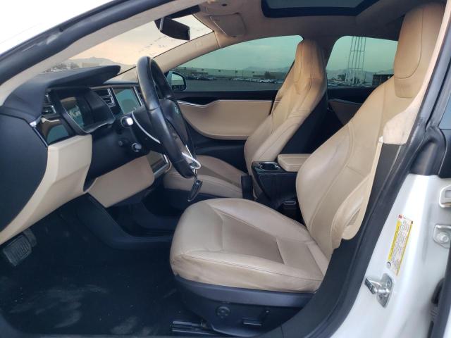5YJSA1E15FF119234 - 2015 TESLA MODEL S Սպիտակ լուսանկար 7