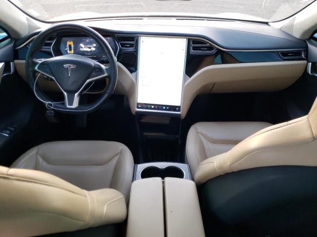 5YJSA1E15FF119234 - 2015 TESLA MODEL S Սպիտակ լուսանկար 8