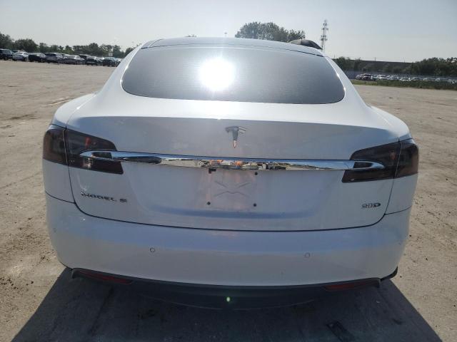 5YJSA1E28GF123725 - 2016 TESLA MODEL S Սպիտակ լուսանկար 6