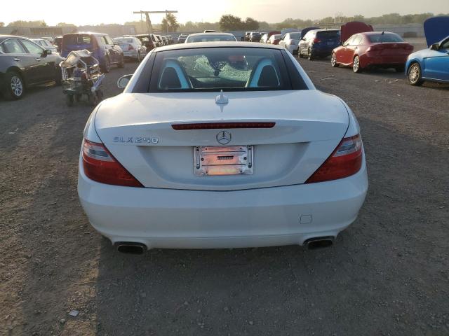 WDDPK4HA9DF058470 - 2013 MERCEDES-BENZ SLK 250 WHITE photo 6