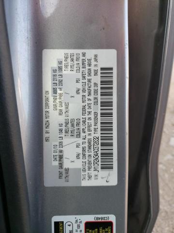 JM1CR2W34A0372832 - 2010 MAZDA 5 GRAY photo 12