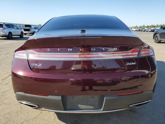 3LN6L5MUXHR634998 - 2017 LINCOLN MKZ HYBRID RESERVE BURGUNDY photo 6