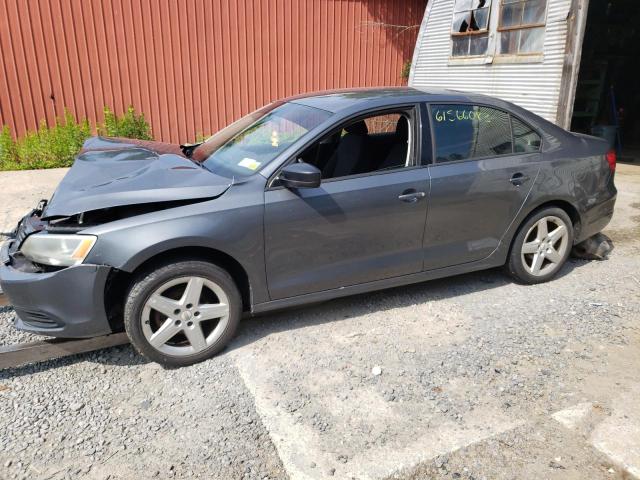 3VW1K7AJ4EM363370 - 2014 VOLKSWAGEN JETTA BASE Gris photo 1