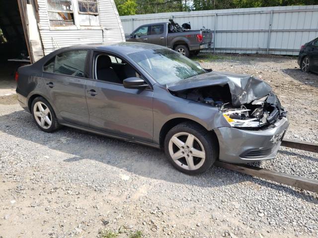3VW1K7AJ4EM363370 - 2014 VOLKSWAGEN JETTA BASE Gris photo 4