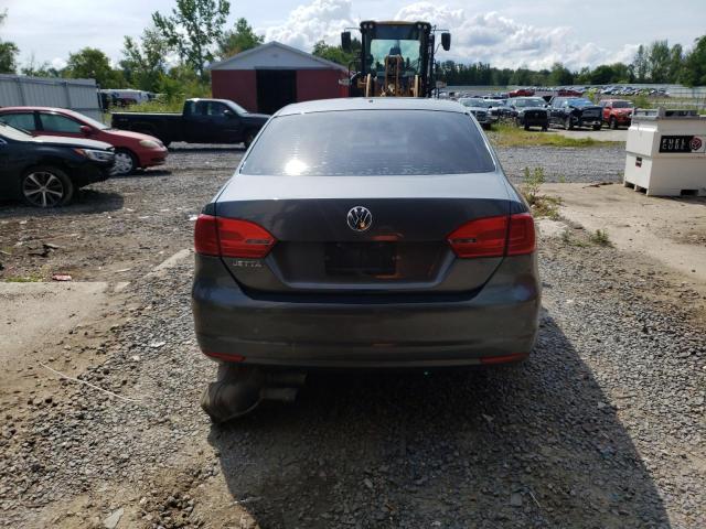 3VW1K7AJ4EM363370 - 2014 VOLKSWAGEN JETTA BASE Gris photo 6