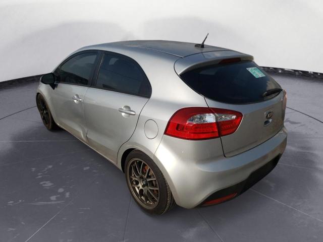 KNADN5A38E6355413 - 2014 KIA RIO EX SILVER photo 2