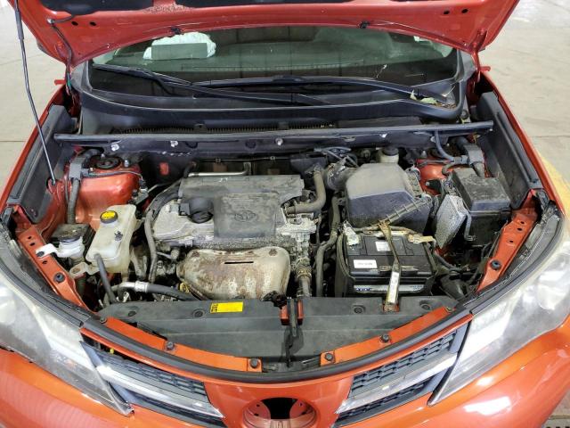 2T3BFREV6FW244319 - 2015 TOYOTA RAV4 LE ORANGE photo 12