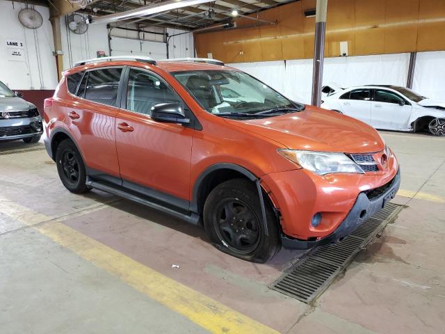 2T3BFREV6FW244319 - 2015 TOYOTA RAV4 LE ORANGE photo 4