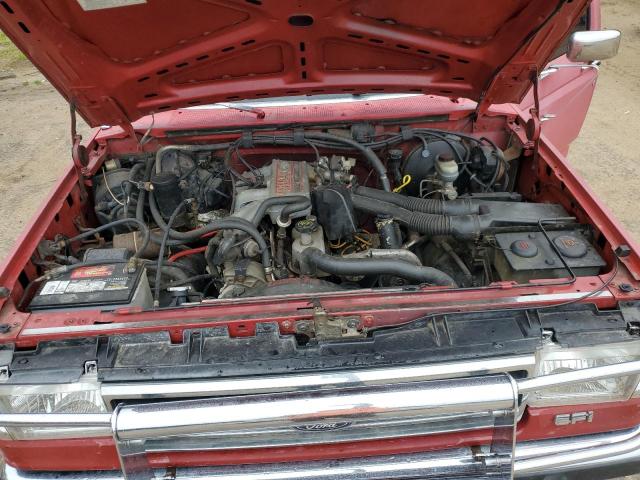 1FTDF15Y0MPA51449 - 1991 FORD F150 RED photo 11