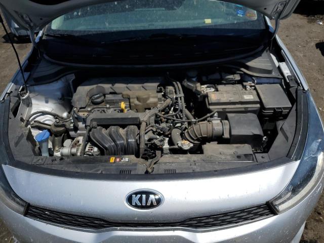 3KPA24AD7LE260155 - 2020 KIA RIO LX SILVER photo 11