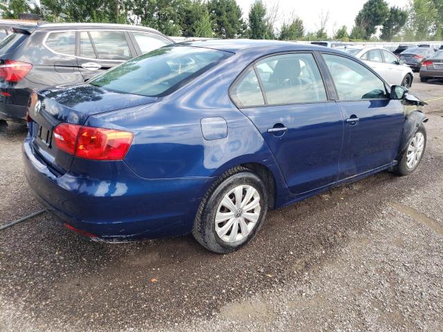 3VW2K7AJ7EM221597 - 2014 VOLKSWAGEN JETTA BASE 蓝色 照片 3