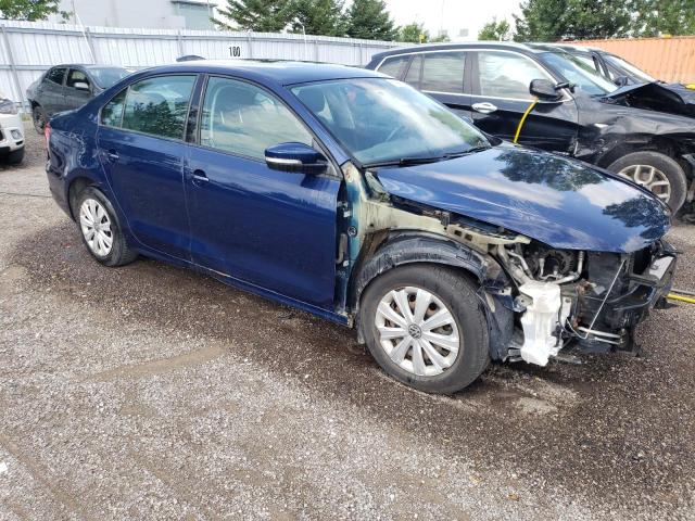 3VW2K7AJ7EM221597 - 2014 VOLKSWAGEN JETTA BASE 蓝色 照片 4