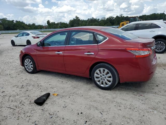 3N1AB7AP4DL560988 - 2013 NISSAN SENTRA S RED photo 2