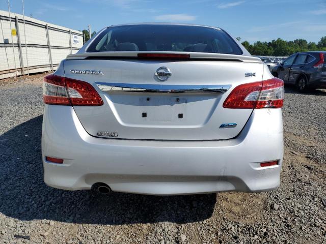 3N1AB7AP5DL664678 - 2013 NISSAN SENTRA S SILVER photo 6