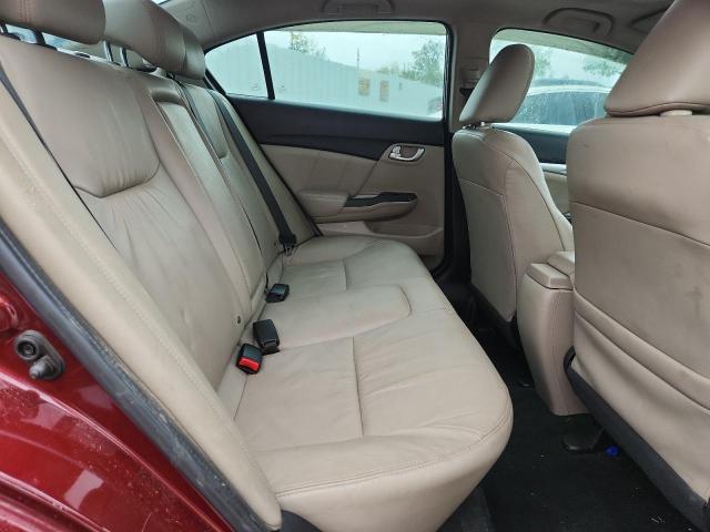 2HGFB2F91FH511700 - 2015 HONDA CIVIC EXL BURGUNDY photo 10