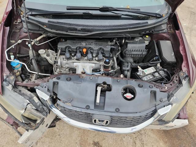 2HGFB2F91FH511700 - 2015 HONDA CIVIC EXL BURGUNDY photo 11
