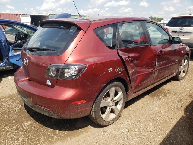 JM1BK343061523692 - 2006 MAZDA 3 HATCHBACK RED photo 3