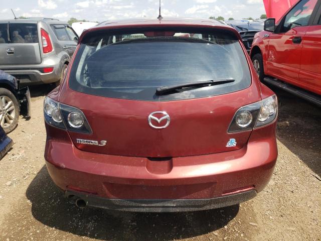 JM1BK343061523692 - 2006 MAZDA 3 HATCHBACK RED photo 6