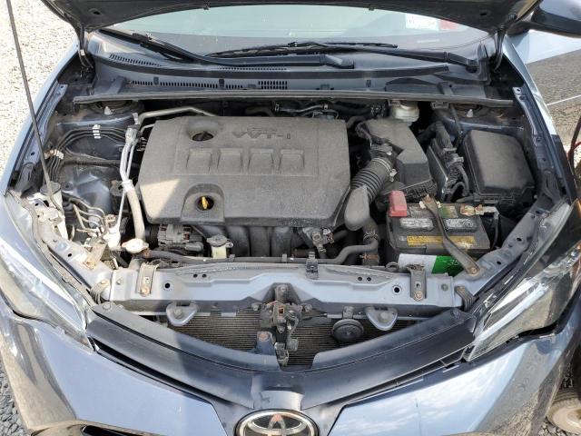 2T1BURHE4KC173885 - 2019 TOYOTA COROLLA L GRAY photo 11