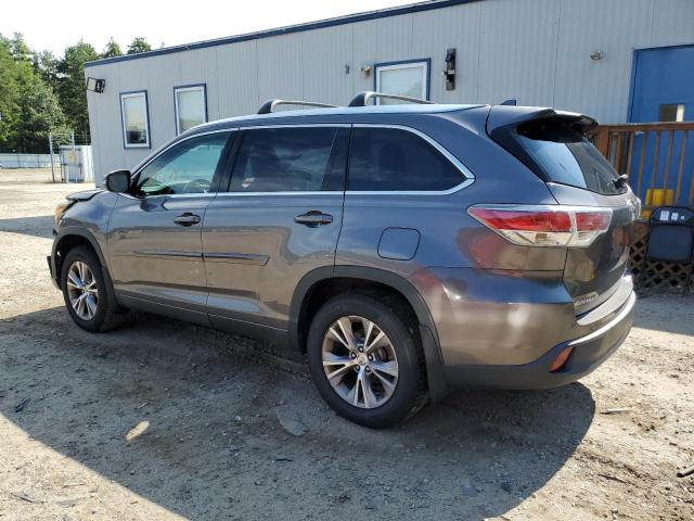 5TDJKRFH5FS098979 - 2015 TOYOTA HIGHLANDER XLE GRAY photo 2