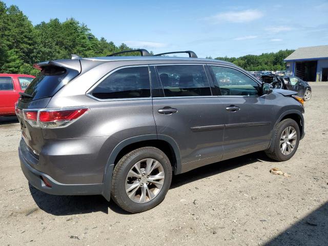 5TDJKRFH5FS098979 - 2015 TOYOTA HIGHLANDER XLE GRAY photo 3