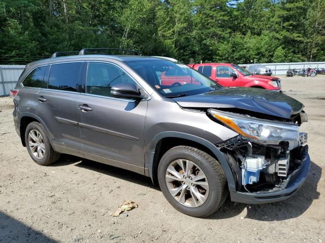 5TDJKRFH5FS098979 - 2015 TOYOTA HIGHLANDER XLE GRAY photo 4