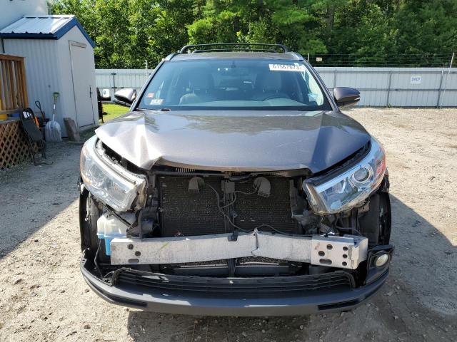 5TDJKRFH5FS098979 - 2015 TOYOTA HIGHLANDER XLE GRAY photo 5