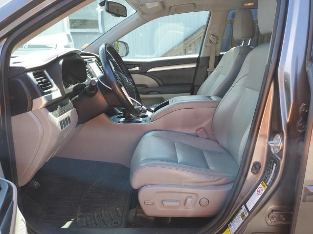 5TDJKRFH5FS098979 - 2015 TOYOTA HIGHLANDER XLE GRAY photo 7