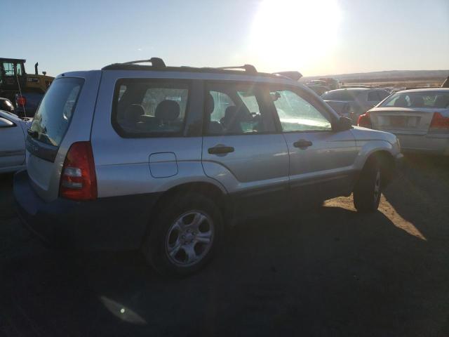 JF1SG63655H729181 - 2005 SUBARU FORESTER 2.5X SILVER photo 3