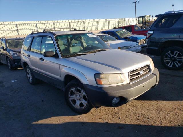 JF1SG63655H729181 - 2005 SUBARU FORESTER 2.5X SILVER photo 4