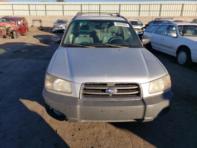 JF1SG63655H729181 - 2005 SUBARU FORESTER 2.5X SILVER photo 5
