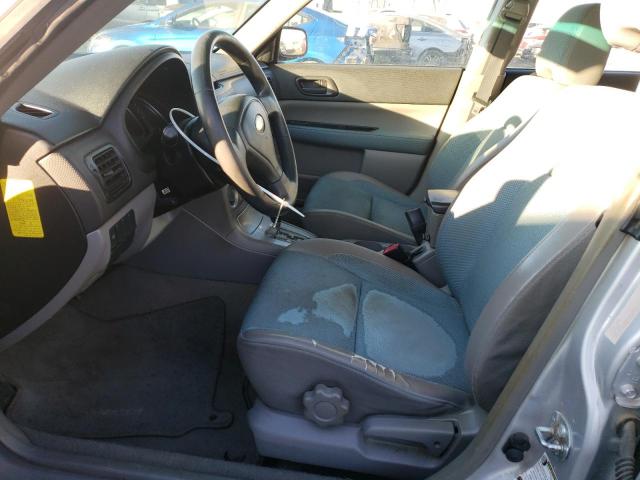 JF1SG63655H729181 - 2005 SUBARU FORESTER 2.5X SILVER photo 7