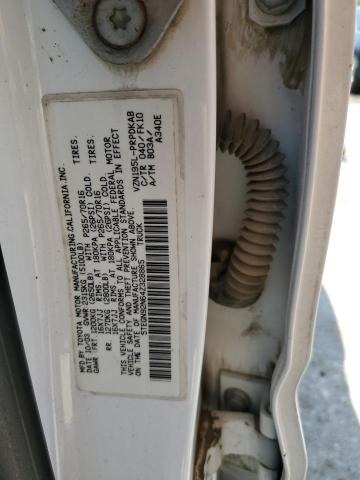 5TEGN92N64Z328865 - 2004 TOYOTA TACOMA DOUBLE CAB PRERUNNER WHITE photo 12